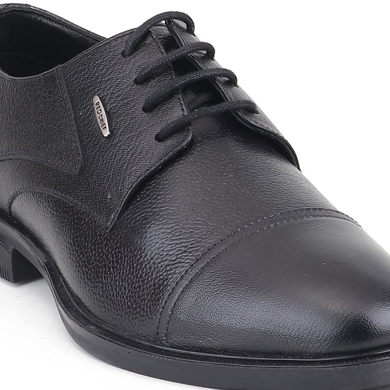 Red Chief Black Formal Derby Shoe For Men |RC4070 - Image 4